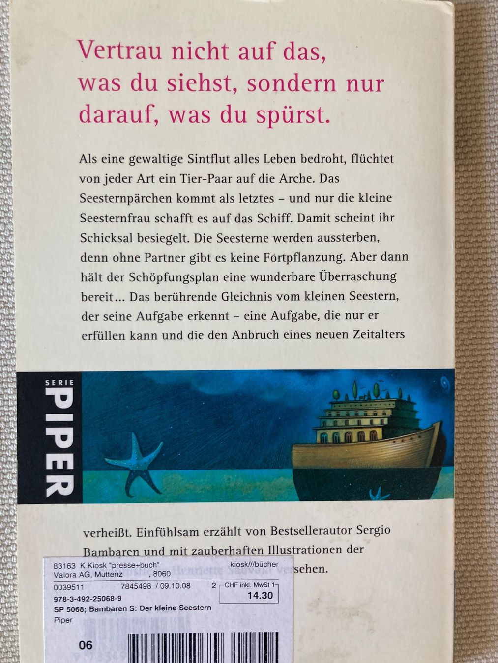 Libri: Sergio Bambaren, Der kleine Seestern – Usato da Baden venduto da Yoyo1 1