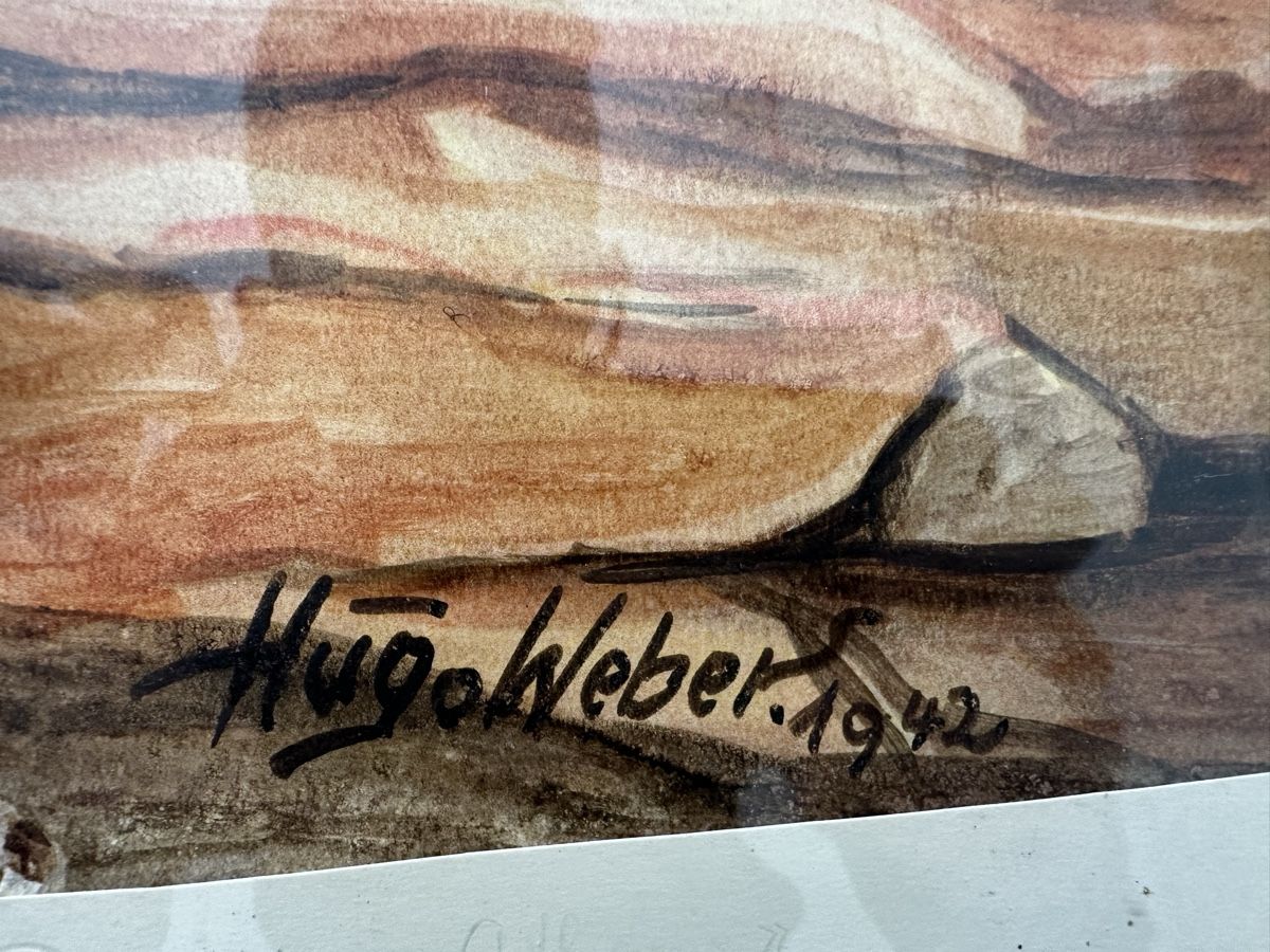 Dipinti: Hugo Weber Zeichnung Bild 1942 – Usato da Ebikon venduto da Gaenggeliwaar 2