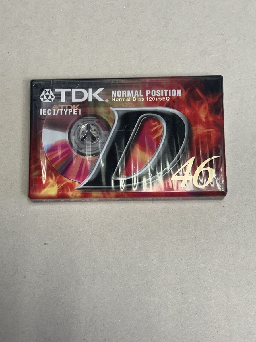 Musicassette: TDK D46 Cassetta Nuova Normal Position IEC I/Type1 – Nuovo e nell'imballaggio originale da Novazzano venduto da my_market_place97