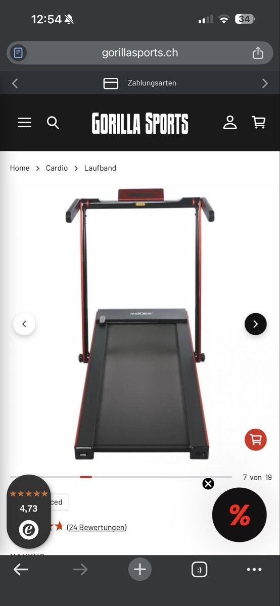 Maxxus Hometrainer: Laufband Maxxus M8 Neu – Nuovo (secondo la descrizione) da Wil SG venduto da art_bc5g 4