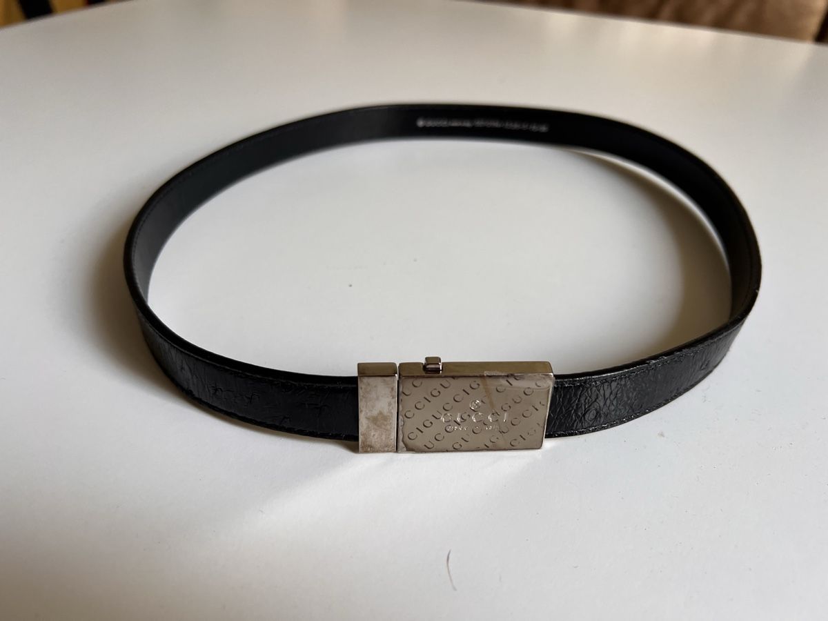Gucci Cinture: Gucci Talliengürtel Lack schwarz  – Usato da Solothurn venduto da Brini06