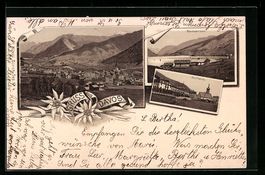 Litho Davos, Kurhaus, Davosersee, Gesamt