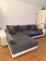 Ecksofa mit Schlaffunktion & Bettkasten, 300x210 cm