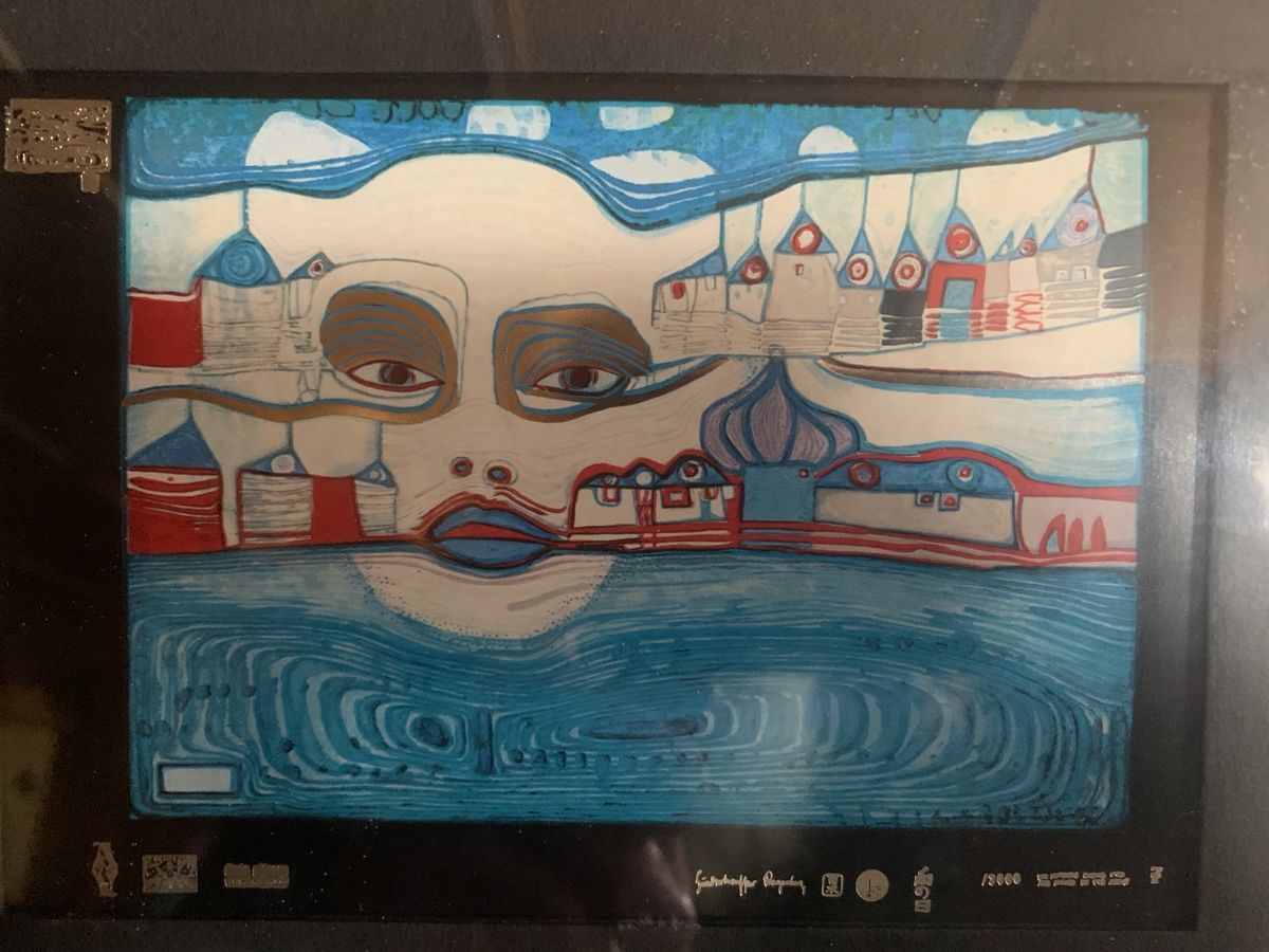Foto & Immagini: Hundertwasser-Kunstdruck, mit schönem Rahmen – Usato da Dussnang venduto da pml253 1
