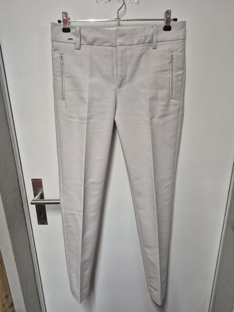 Elegante Hose PART TWO Copenhagen Gr.36, Bundfalte, hellgrau