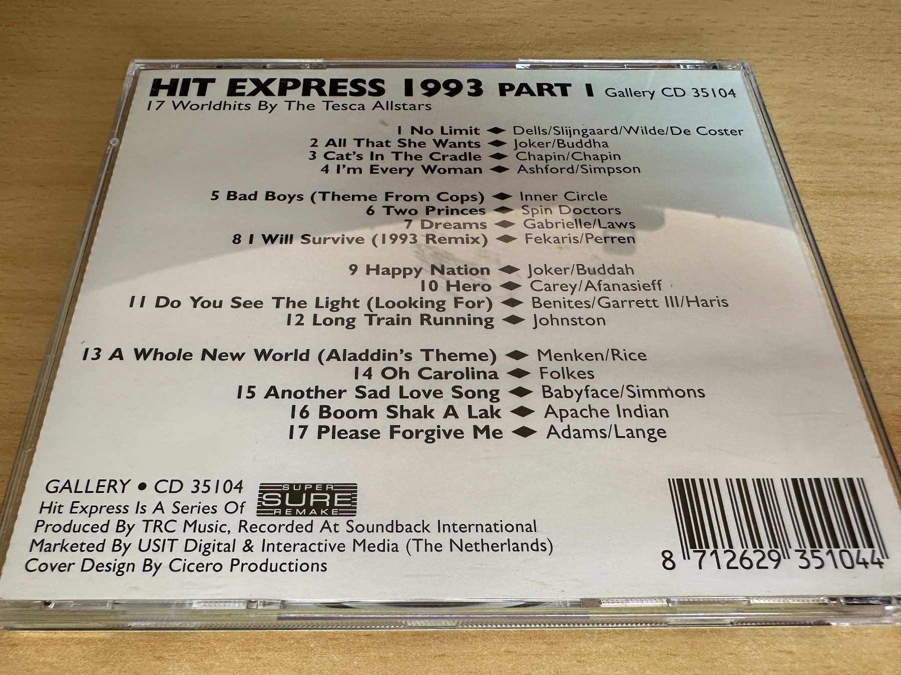 CD: Tesca All Stars - Hit Express 1993 Part 2 – Usato da Rikon im Tösstal venduto da Alpenmutz 1