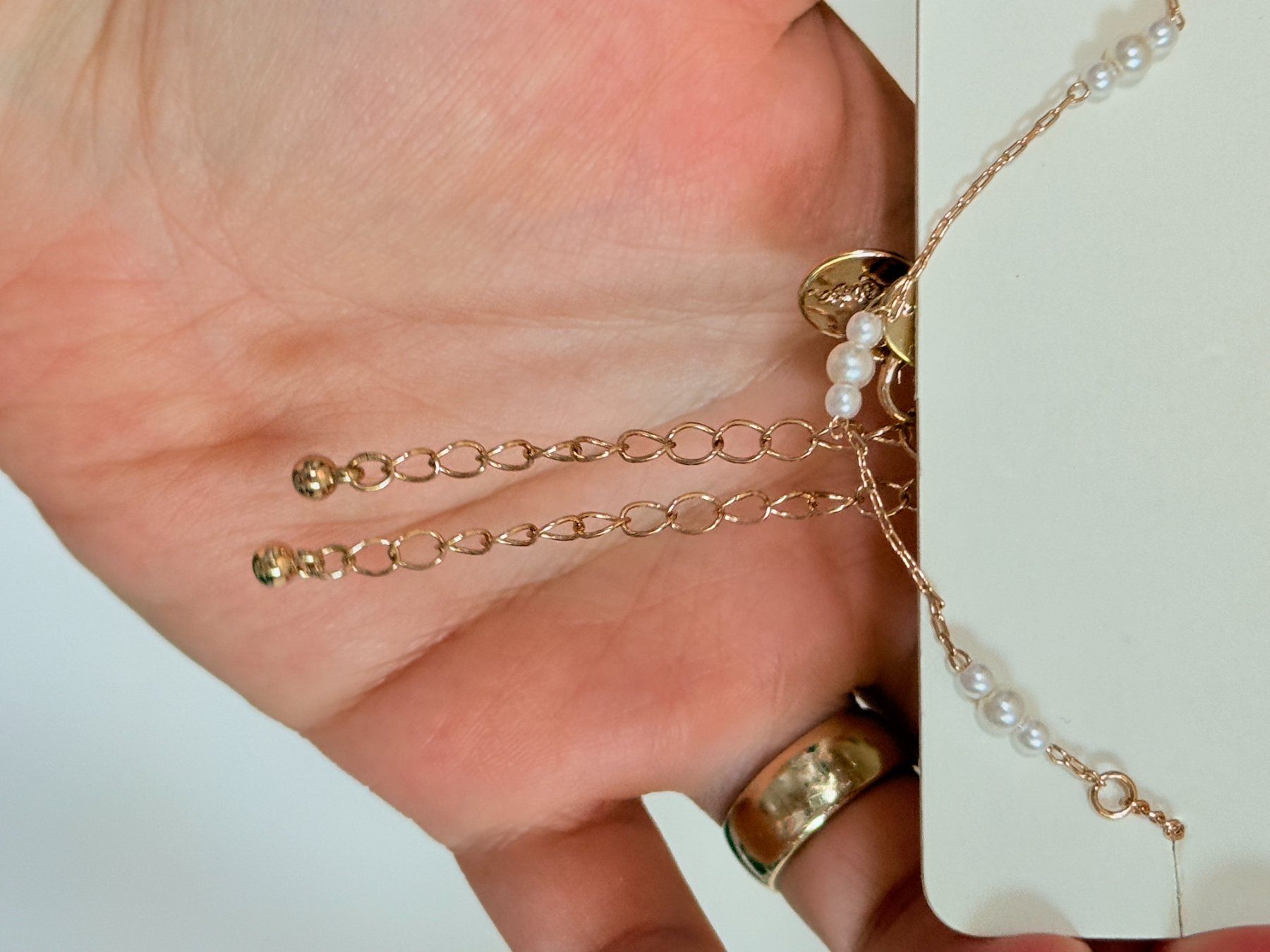 Altri gioielli: Bracelet Lovisa perles et chaînettes neuf – Nuovo e nell'imballaggio originale da Genève venduto da AGBERG 2