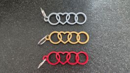 Audi Schlüsselanhänger - Farbe wählbar