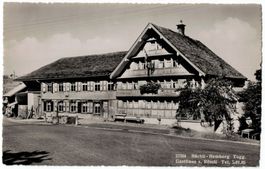 Hemberg-Bächli, Gasthaus zum Rössli, gelaufen 1948