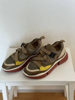 Chloé Sonnie Low-top Sneakers Beige/Olive Gr 36
