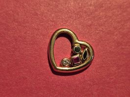 Herzgoldanhänger Echtgold 585 14 Karat