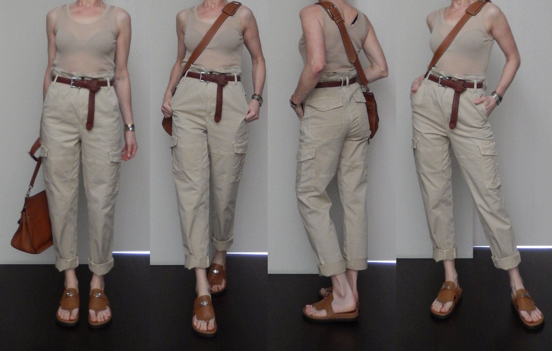 Pantalons: Orig. FRAME Paperbag-Cargohose Gr. 36 – D'occasion à Tuggen par vivira 5