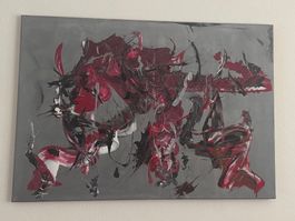 Leinwand Bild violett
