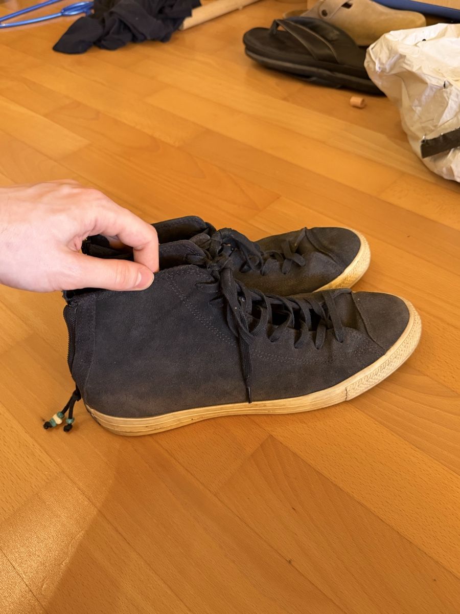 Converse Scarpe da uomo: Converse Suede Leather Zip – Usato da Ascona venduto da GioeleS