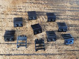 lego 4175 lot de 10 pièces Black Ladder 1 1/2 x 2 x 2