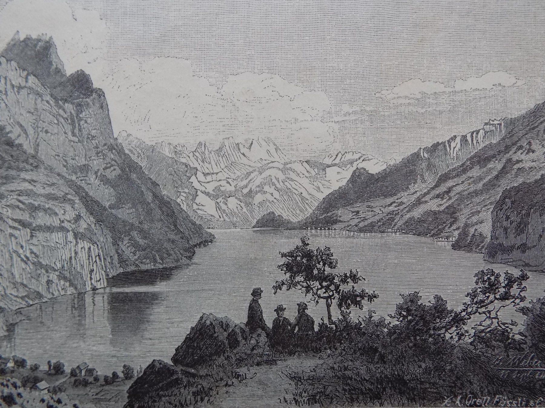 Incisioni: Walensee von Kapfenberg aus – Usato da Risch venduto da Rischli15 1