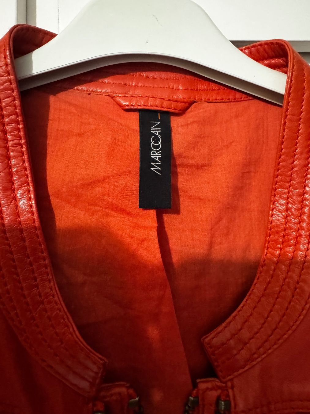Marc Cain Jacken: MarcCain Lederjacke, Gr. N2 Orange, neuwertig – Gebraucht aus Zürich von fresh0001 2