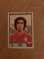 Chebli Kamel Tunesien WM 1979 Autogramm auf Paninibild