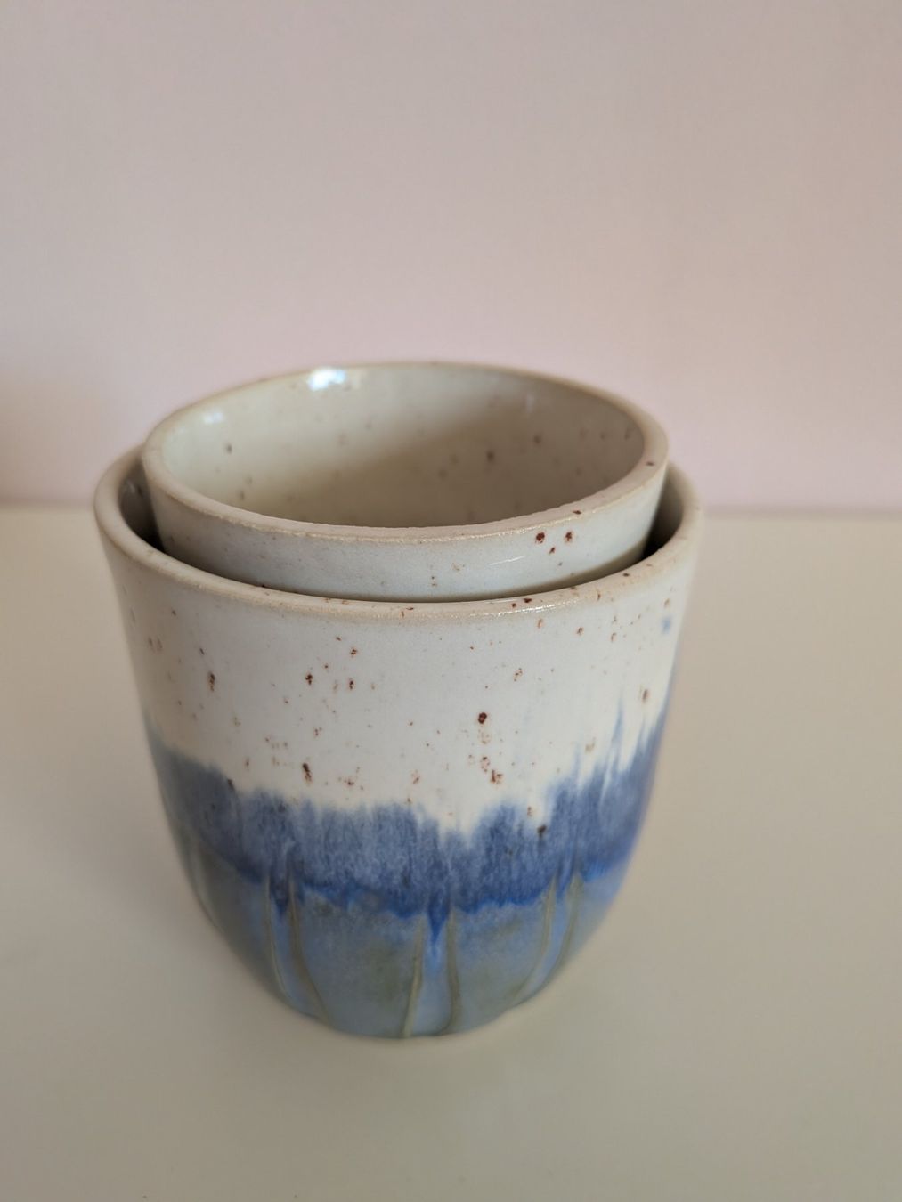 Tazze: 2er-Set handgetöpferte Studio-Keramik Becher / Tasse – Usato da Winterthur venduto da Prishy 2