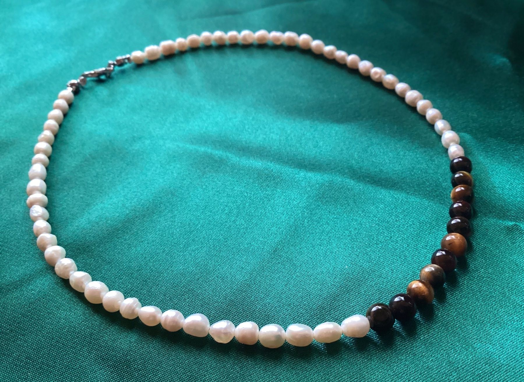 Catenine: feine Perlenkette - unbehandelter Tigerauge – Nuovo e nell'imballaggio originale da Laax venduto da kri_95f5 3