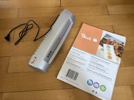 Laminiergerät Peach silber mit Laminierfolien A3 25 Stk