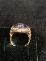 Thomas Sabo Ring Silber 925 vergoldet mit Amethyst Gr. 56