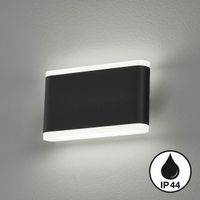 LED Aussen Wandleuchte, 18 cm x 11 cm