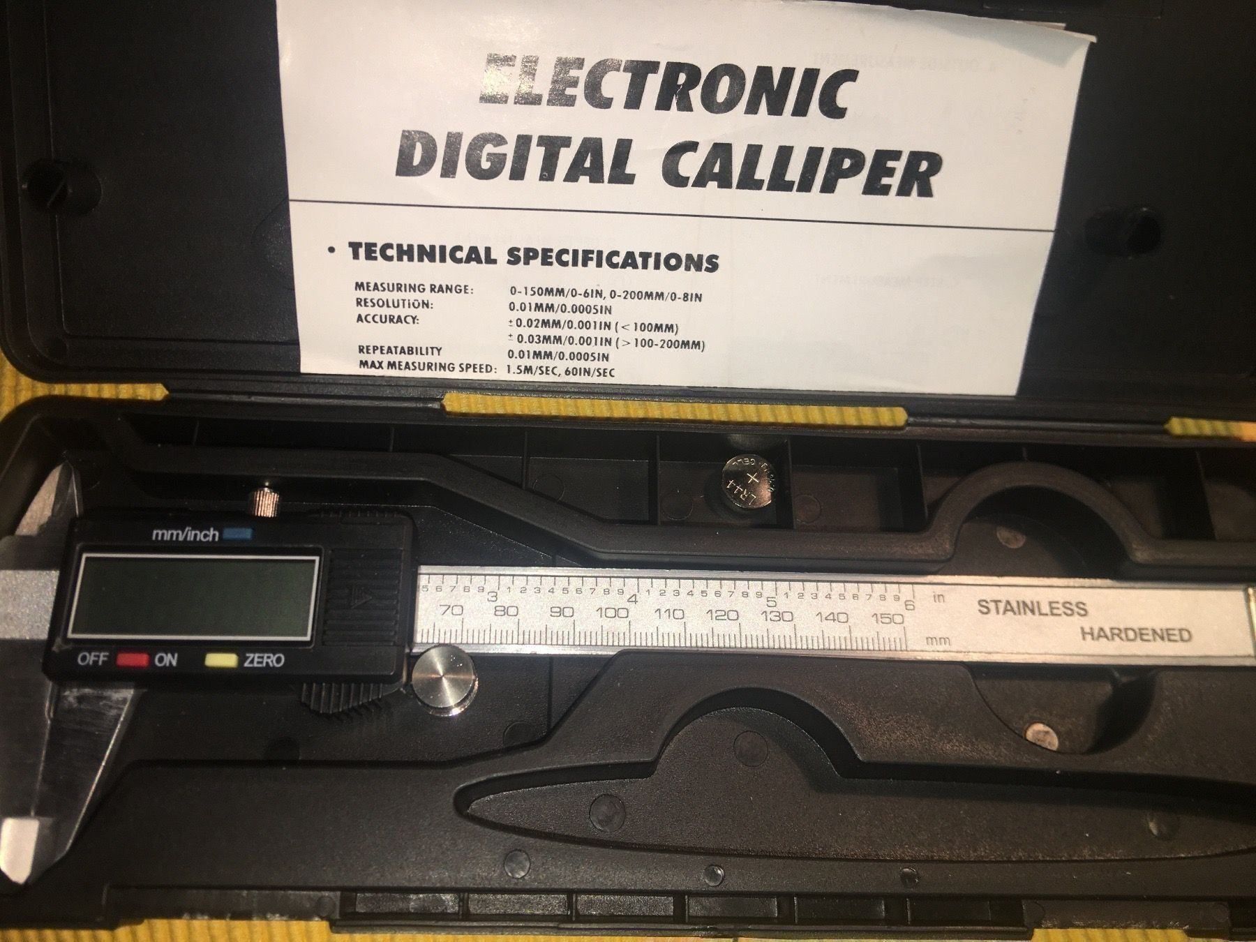 Misurare: Digitaler Messschieber 150mm Schieblehre + Box / Calibre LCD – Nuovo e nell'imballaggio originale da Minusio venduto da graziano11 3