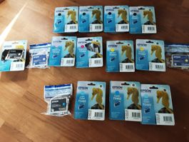 Epson Tintenpatronen T0481 T0482 T0483 T0484 T0485 T0486 ...