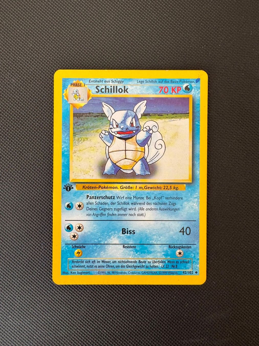 Pokémon Sammelbilder & Trading cards: Pokémon Schillok 1. Edition 42/102 – Gebraucht aus Seuzach von provenzano18