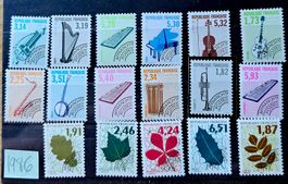 FRANCE préoblitérés ** jusqu'à 1996