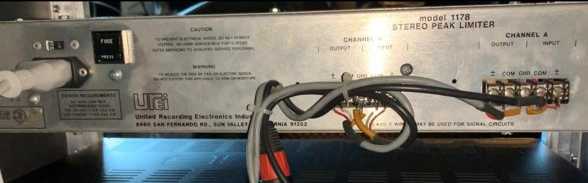 Strumenti musicali: Vintage Urei 1178 Stereo Peak Limiter/Compressor – Usato da Bern venduto da bernstudio 1