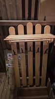 Garderobe aus Holz