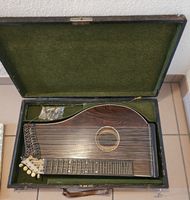 Zither mit Koffer und Saiten