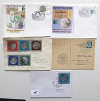 Motivbelege DDR und Deutschland: Geld, Münzen, Sparen etc..