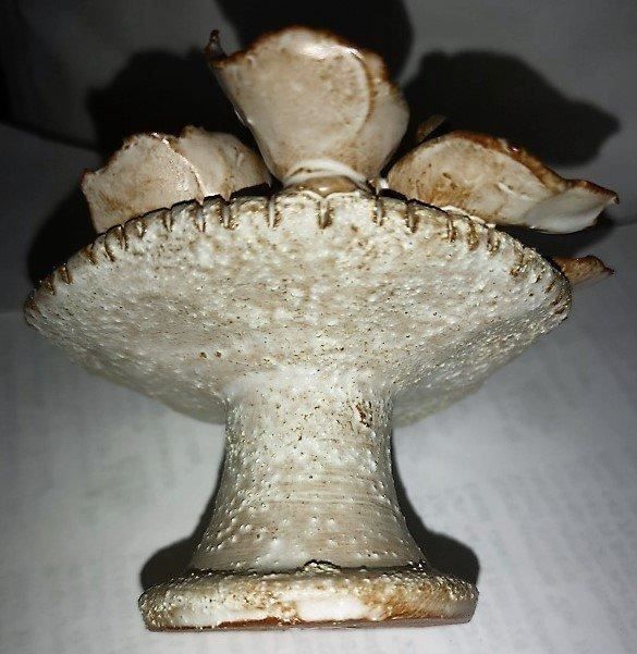 Kerzenständer: Kerzenständer mit 4 Blumen aus Keramik – Neu (gemäss Beschreibung) aus Lutzenberg von Truhe 3
