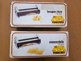 2x NUDELMASCHINE AUFSATZ - MARCATO  PASTAMASCHINE LASAGNE &P