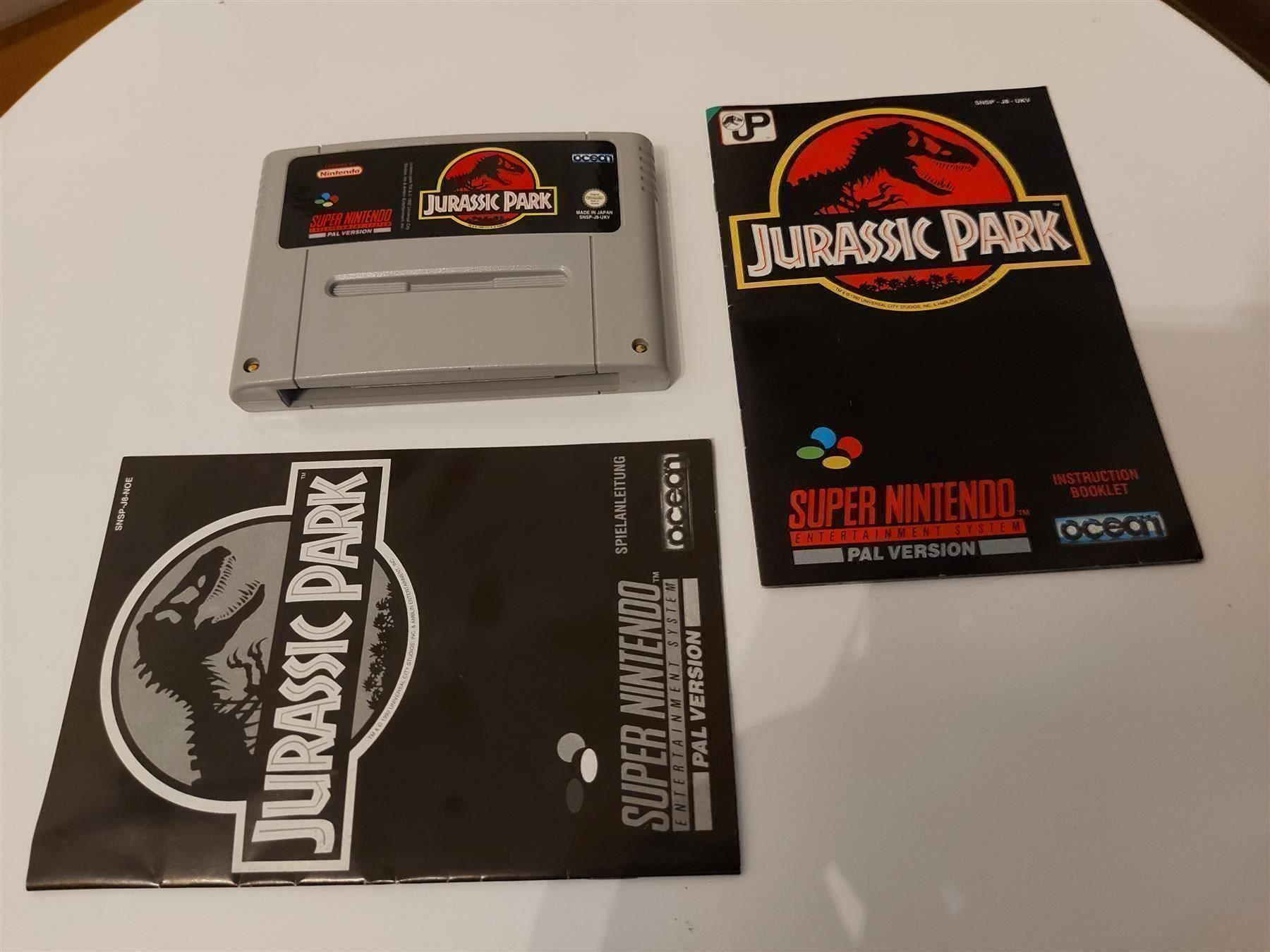 Giochi: Jurassic Park + Anl Super Nintendo SNES – Usato da Aarau venduto da Kaesekuchen2000