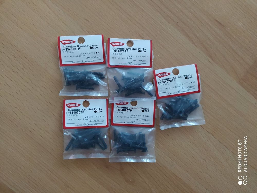 Kyosho Viti a testa svasata ,m4x20 (10) 34020TP