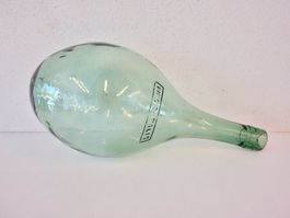 alte Chianti-Flasche ohne Standfläche Ballonflasche Flasche