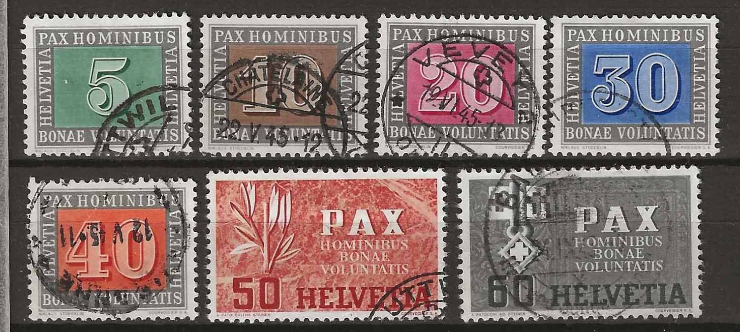 Tutti i francobolli: CH262 - Petit lot Pax obl. – Usato da Trélex venduto da Phil_Albert