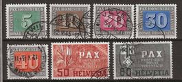 CH262 - Petit lot Pax obl.