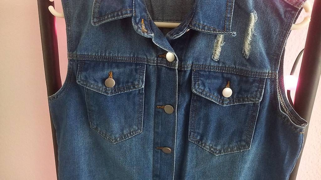 Gilet & Giacche senza maniche: Jeans Gilet lang  "neu" – Usato da Allschwil venduto da Camy061 3