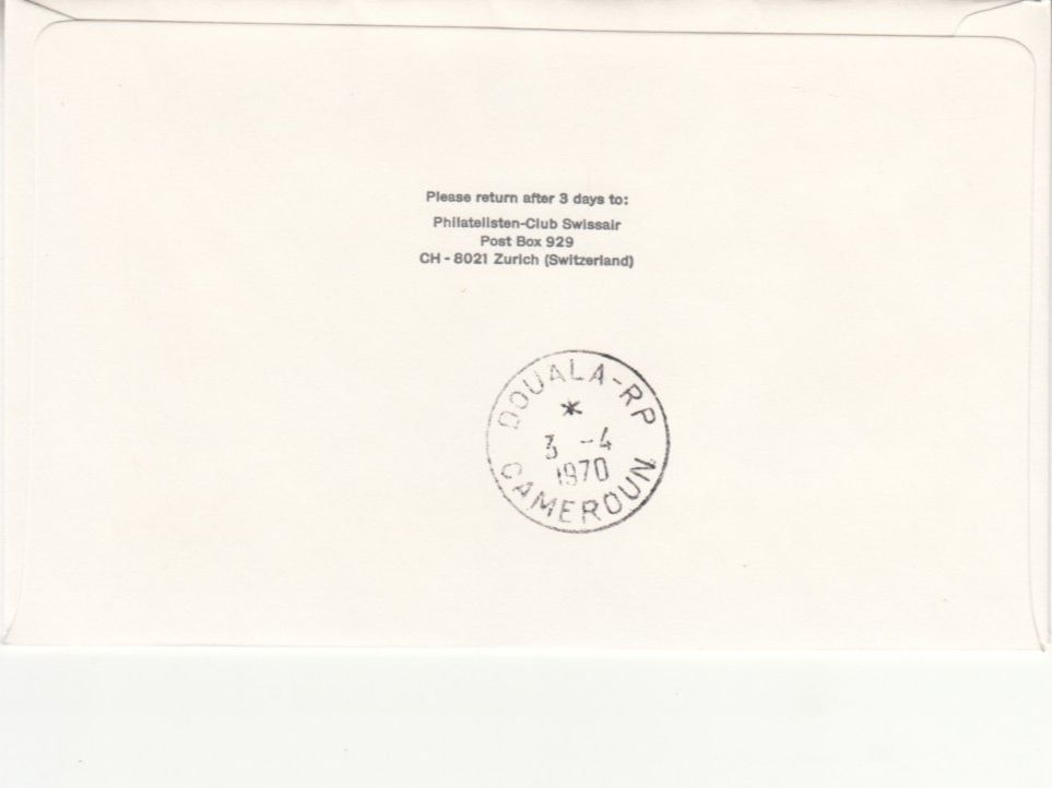 Alle Briefmarken: SLH RF 70.7aL Genève-Douala – Gebraucht aus Bürglen TG von StampGraf 1