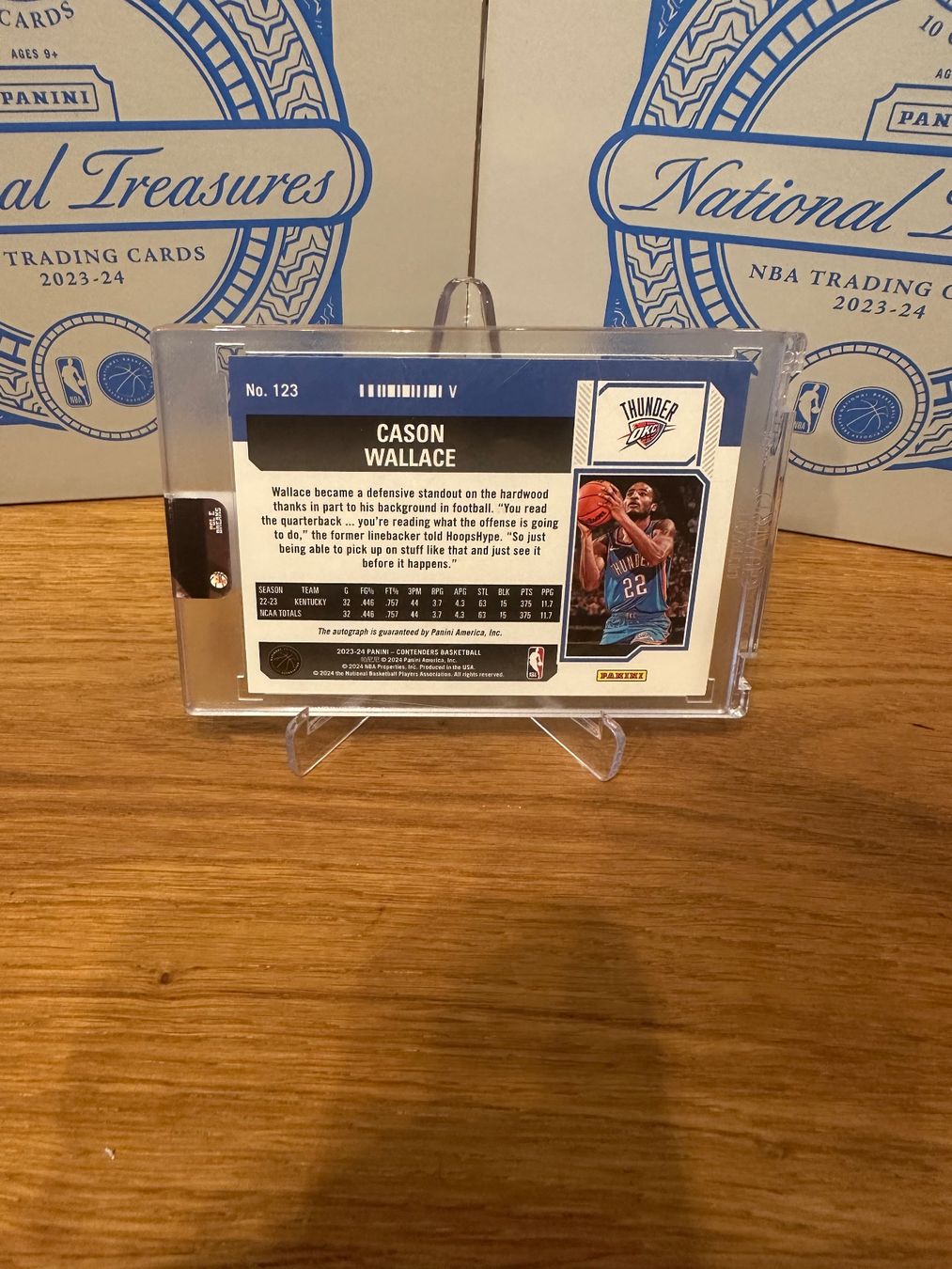 Nba Carte collezionabili: Panini Cason Wallace Playoff Ticket auto /99 – Usato da Vullierens venduto da Gaara04 1