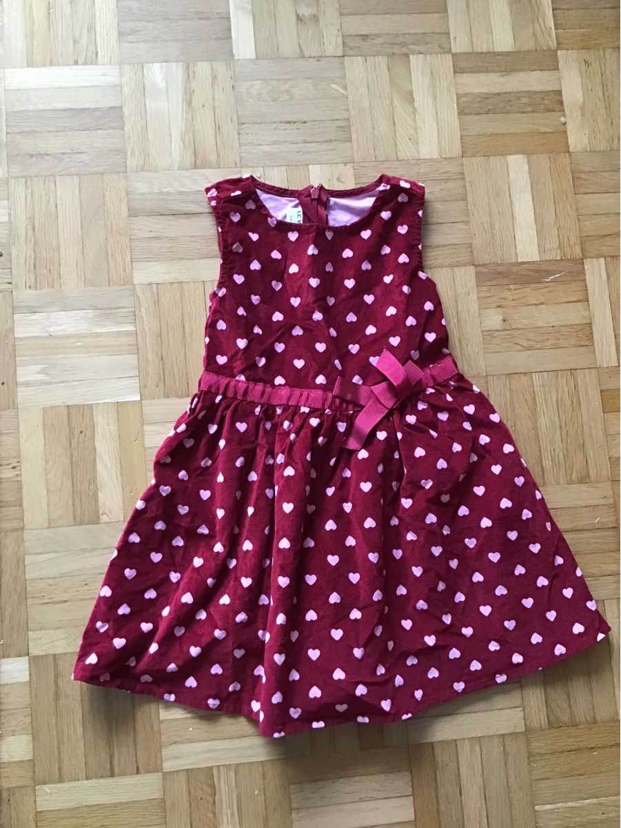 Vestiti & Gonne: Baumwolle  Kleid , mit Herzen, Grösse 98-104 – Usato da Seuzach venduto da Tureda