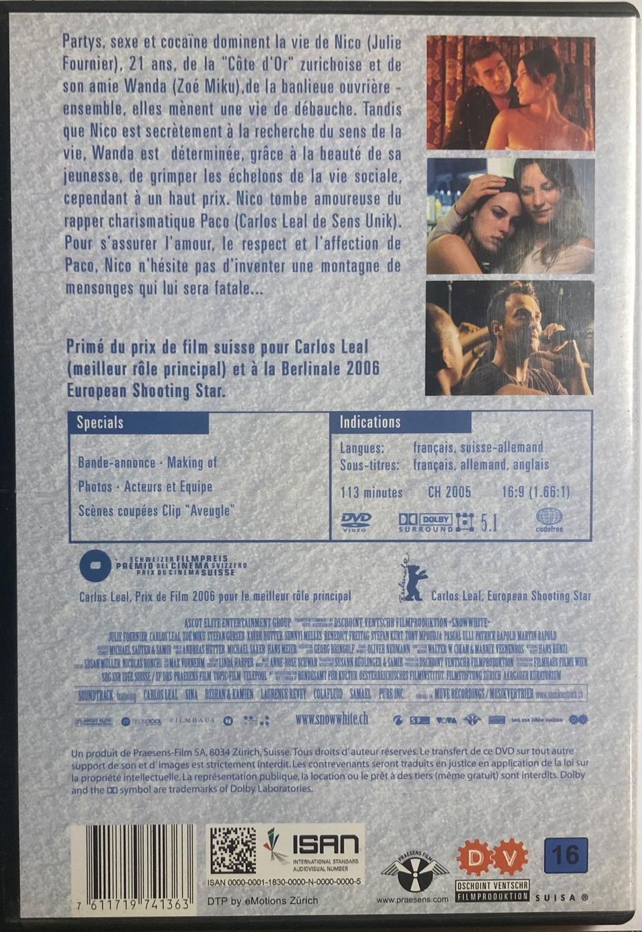 Tutti i DVDs: FOURNIER / LEAL / MIKU - SNOW WHITE – Usato da Poliez-Pittet venduto da Newtown-Records 1