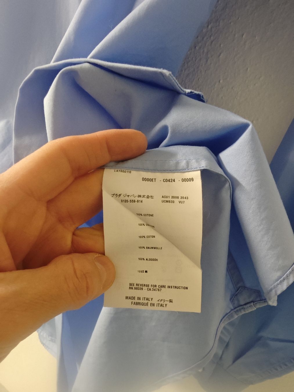 Prada Camicie: PRADA Hemd Men – Usato da Erlenbach ZH venduto da nlh 3