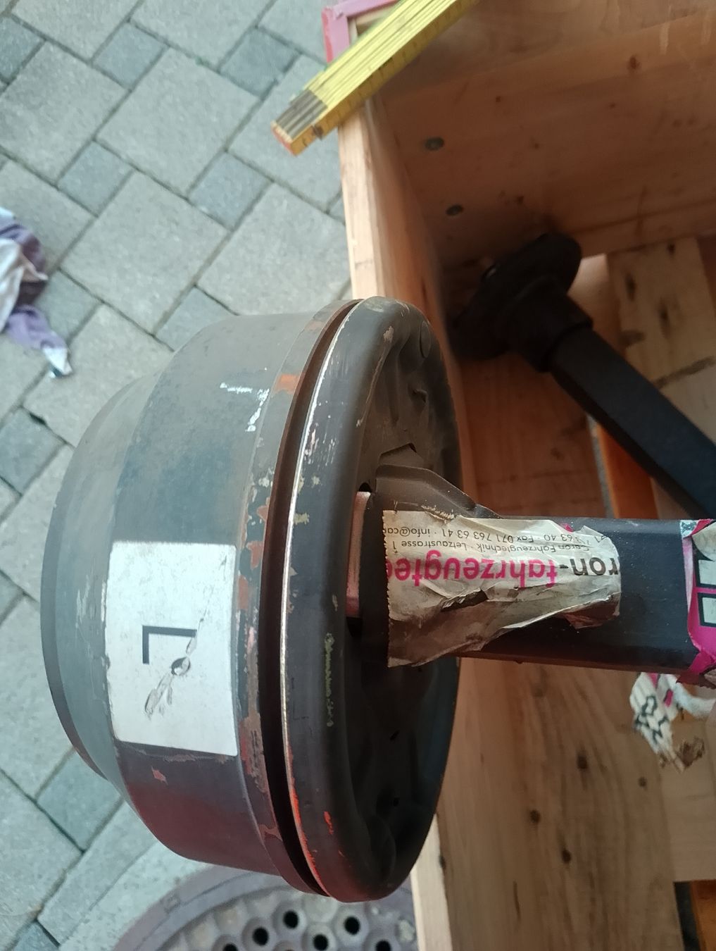 Parti ricambio per rimorchio: Starrachse mit Bremse von Schlegl Typ SBS 15 – Nuovo (secondo la descrizione) da Safenwil venduto da dodgewc12 4
