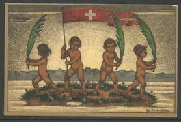 Carte P ( Suisse / Fête Nationale de 1916 )